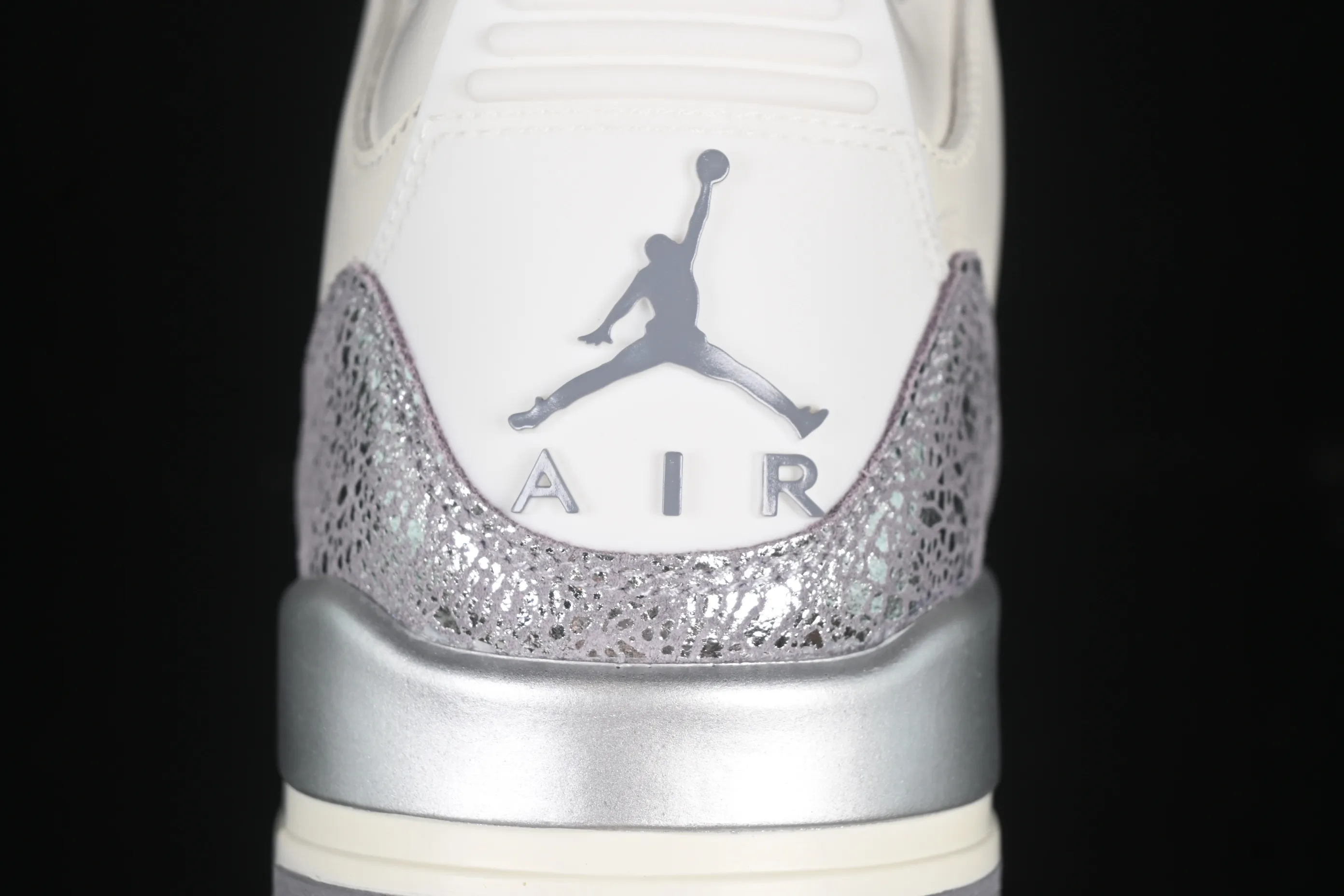 All categories Air Jordan Jordan series basketball shoes Air Jordan 3 OG version Air Jordan 3 "Sail Metallic Silver" AJ3 Joe 3 Metallic Silver CK9246-100